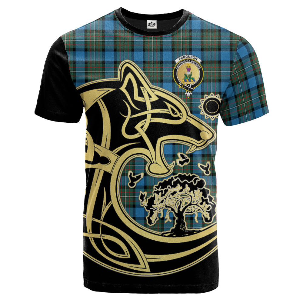 scottish-fergusson-ancient-clan-crest-celtic-wolf-tartan-t-shirt