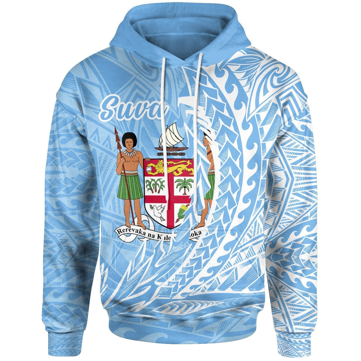 Fiji Hoodie Suva Wings Style - Wonder Print Shop