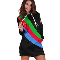 Eritrea Special Flag Hoodie Dress Black LT13 - Wonder Print Shop
