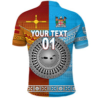 Custom Fiji And Rotuma Tapa Pattern Polo Shirt Together LT8 - Wonder Print Shop