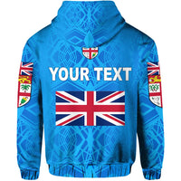Custom Fiji Day Hoodie Flag Vibes LT8 - Wonder Print Shop