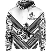 Fiji Rugby Hoodie Sydney Nadroga Navosa Stallions Creative Style White LT8 - Wonder Print Shop