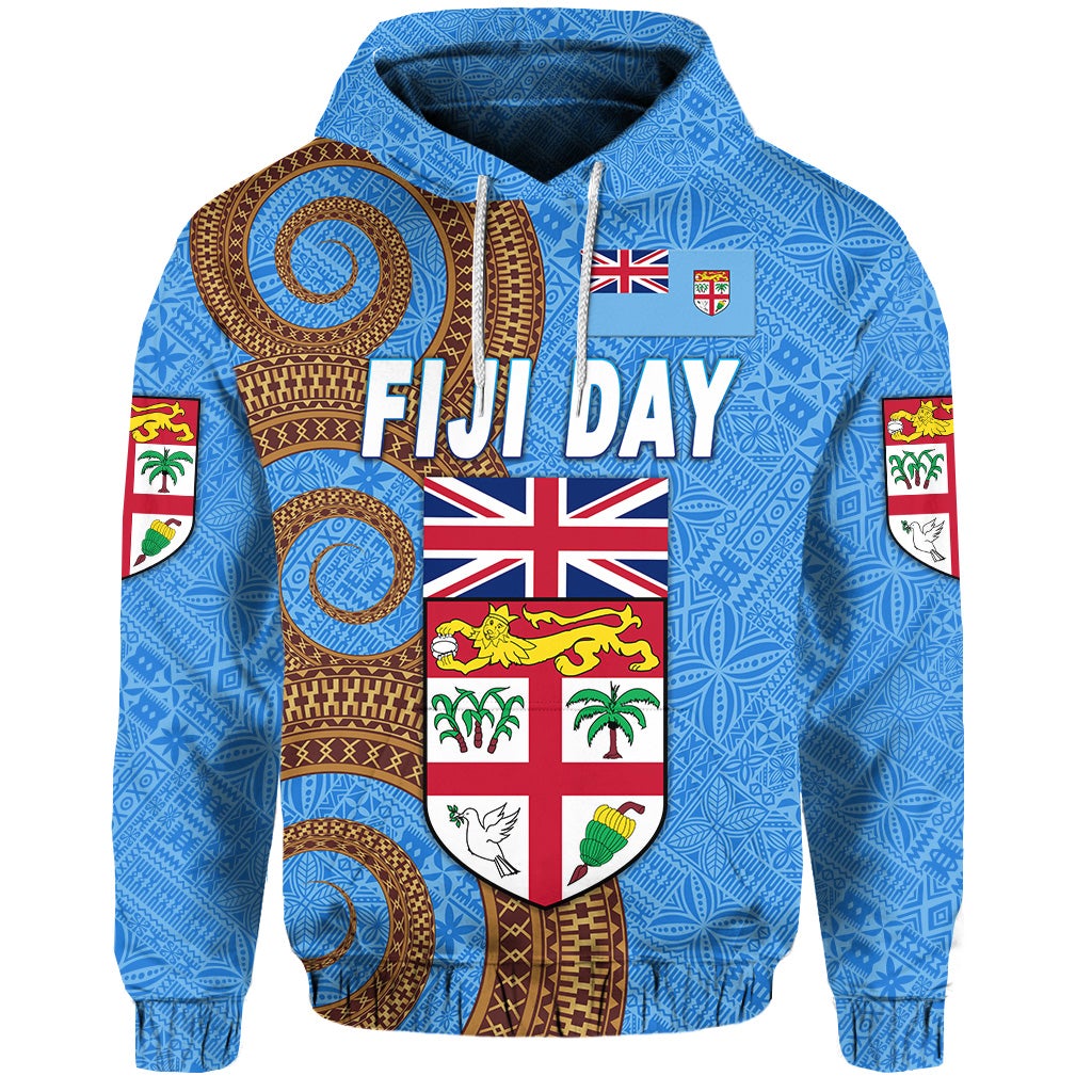 Fiji Day Hoodie Independence Anniversary Simple Style LT8 - Wonder Print Shop
