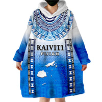 Fiji Kaiviti Fijian Special Tapa Pattern Wearable Blanket Hoodie - Wonder Print Shop