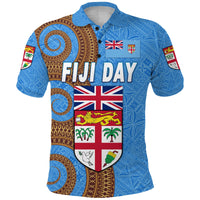 Fiji Day Polo Shirt Independence Anniversary Simple Style LT8 - Wonder Print Shop