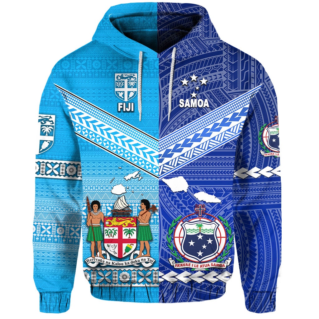 Fiji Samoa Hoodie Together LT8 - Wonder Print Shop
