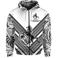 Fiji Rugby Zip Hoodie Sydney Nadroga Navosa Stallions Creative Style White LT8 - Wonder Print Shop
