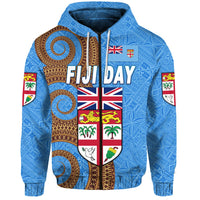 Fiji Day Zip Hoodie Independence Anniversary Simple Style LT8 - Wonder Print Shop