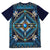 Mandala Blue Design Native American Pride T Shirt LT10 - Wonder Print Shop