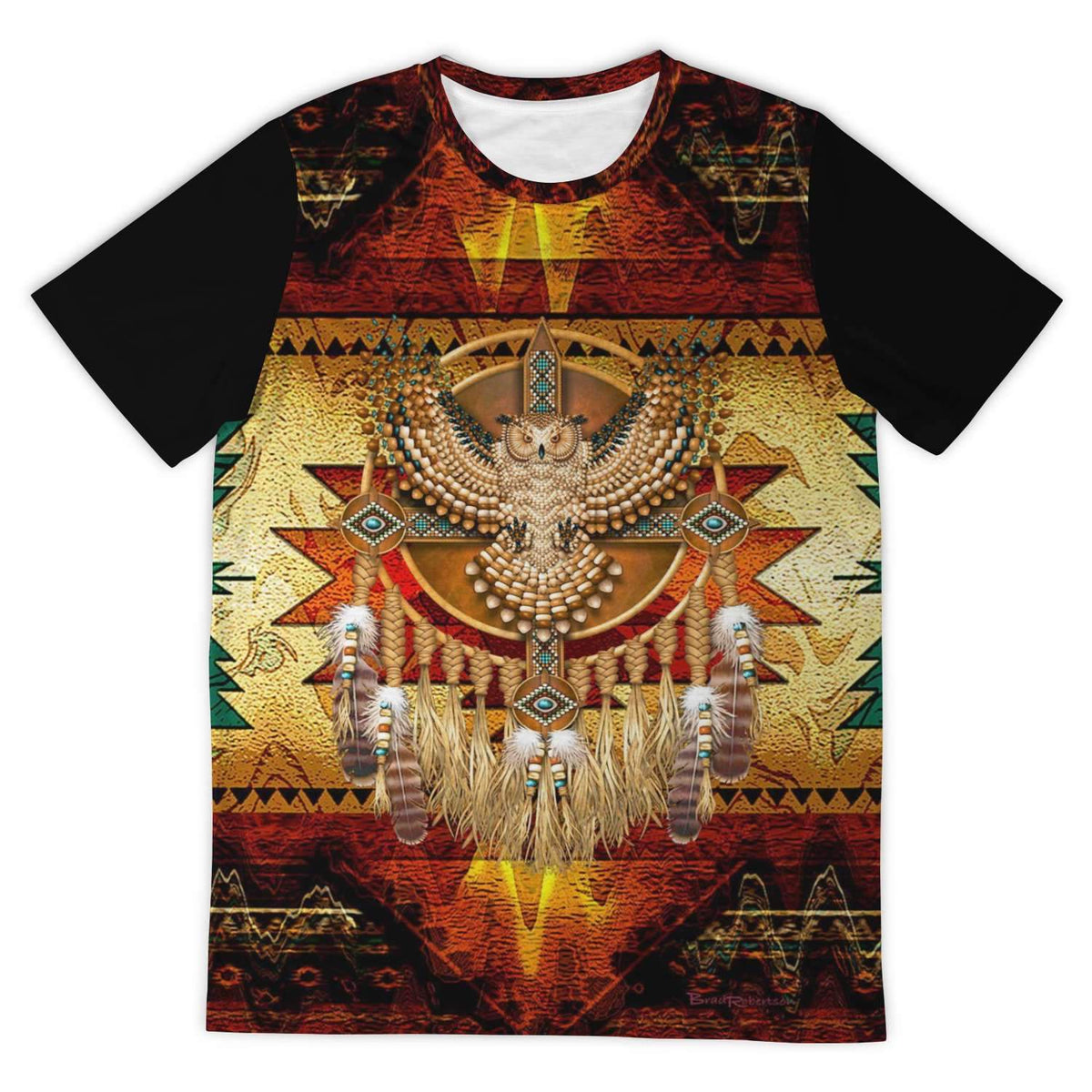 Owl Dreamcatcher Native American Pride All Over T Shirt LT10 - Wonder Print Shop