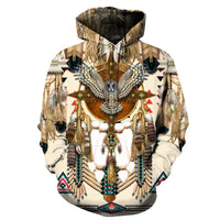 Owl Dreamcatcher Native American Hoodie LT10 - Wonder Print Shop