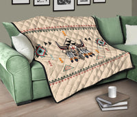 Native American Pride Bison Premium Quilt LT10 - Wonder Print Shop