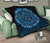Viking Premium Quilt - Raven Celtic Cyan RLT12 - Wonder Print Shop