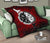 Viking Premium Quilt Raven Of Odin and Symbol Viking On Blood Background RLT12 - Wonder Print Shop
