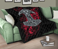 Viking Hammer Mjollnir Premium Quilt RLT12 - Wonder Print Shop