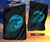 Viking Flag Fenrir Wolf Cyan RLT12 - Wonder Print Shop