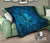 Viking Premium Quilt - Raven Odin Celtic Cyan RLT12 - Wonder Print Shop