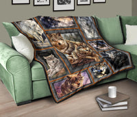 Wolf Art Native American Premium Quilt LT10 - Wonder Print Shop