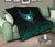 Viking Premium Quilt Three Raven and Valknut Cyan RLT12 - Wonder Print Shop
