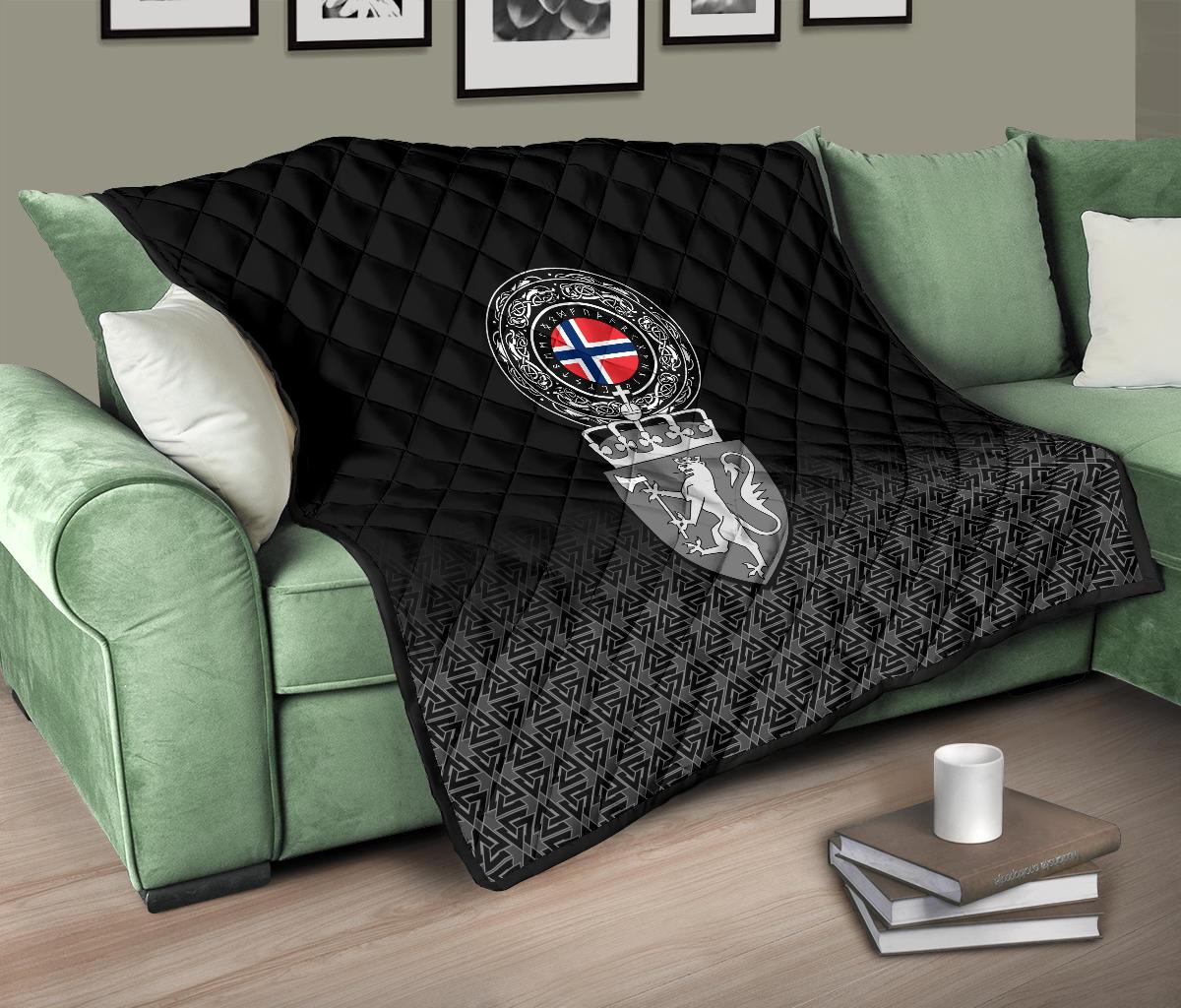 Viking Premium Quilt - Norway Coat Of Arms RLT12 - Wonder Print Shop