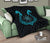 Viking Premium Quilt, Aegishjalmur Helm Of Awe Blue Edition RLT12 - Wonder Print Shop