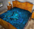 Viking Premium Quilt - Raven Odin Celtic Cyan RLT12 - Wonder Print Shop
