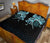 Viking Premium Quilt, Fenrir Raven and Vegvisir Tattoo Cyan RLT12 - Wonder Print Shop