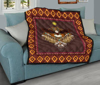 Eagle Sun Symbols Native American Premium Quilt LT10 - Wonder Print Shop