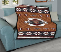 Native Temple Symbol Native American Premium Quilt LT10 - Wonder Print Shop