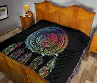 Mandala Dreamcatcher Native American Premium Quilt LT10 - Wonder Print Shop