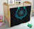 Viking Premium Quilt, Aegishjalmur Helm Of Awe Blue Edition RLT12 - Wonder Print Shop