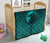 Viking Premium Quilt, Ethnic Odin Raven Cyan RLT12 - Wonder Print Shop