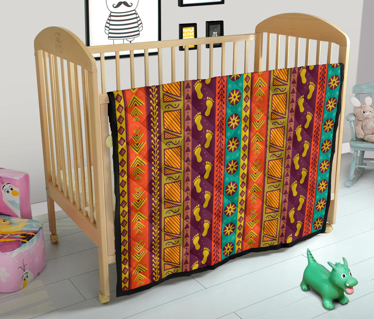 Native American Pattern Full Color Premium Quilt LT10 - Wonder Print Shop