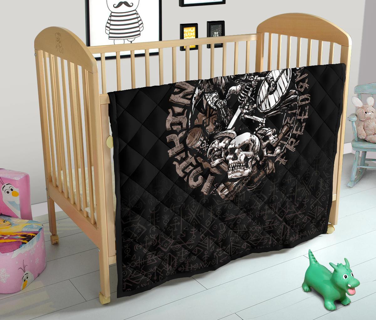 Viking Warrior Tattoo Odin Premium Quilt RLT12 - Wonder Print Shop