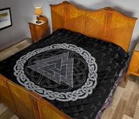 Viking Triple Horn Odin Premium Quilt RLT12 - Wonder Print Shop