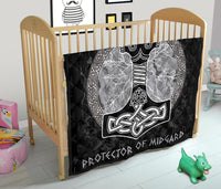 Viking Thor's Hammer Mjollnir Premium Quilt RLT12 - Wonder Print Shop