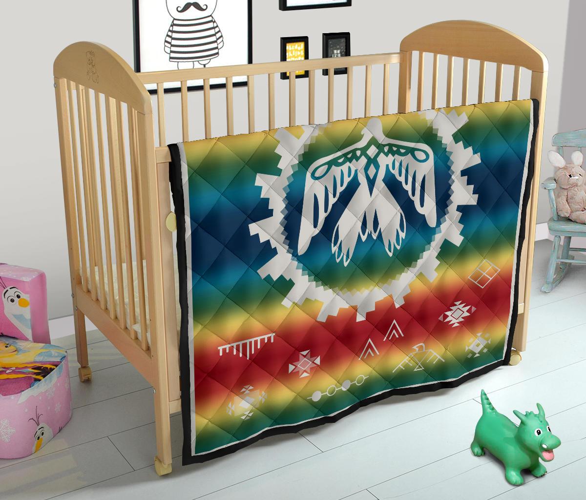 Thunderbird Rainbow Native American Premium Quilt LT10 - Wonder Print Shop