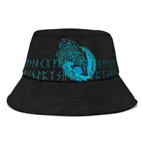 viking-bucket-hat-fenrir-wolf-cyan