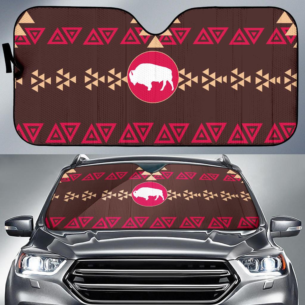 brown-bison-native-american-design-auto-sun-shades