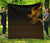Viking Premium Quilt - The Raven Of Odin Rune, Gold RLT12 - Wonder Print Shop