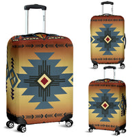 Southwest Blue Symbol Native American Luggage Covers LT10 - Wonder Print Shop