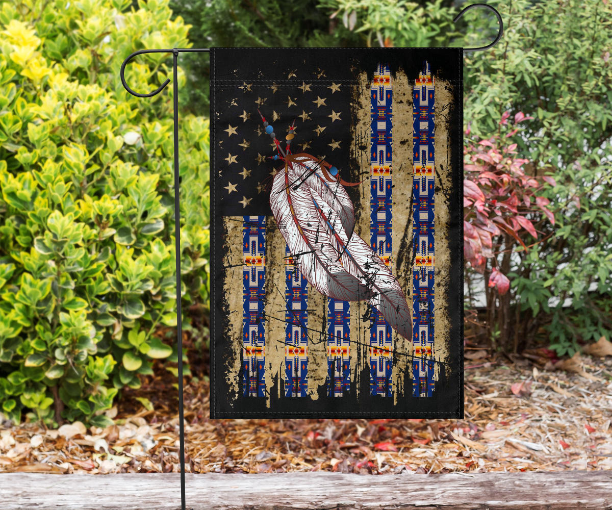 Feathers Native American Flag Decor LT10 - Wonder Print Shop