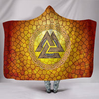 viking-hooded-blanket-valknut-vignette-on-a-gold-background