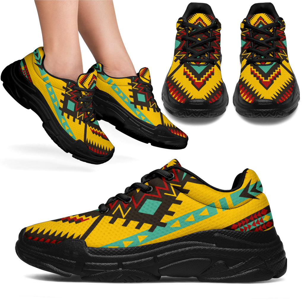 native-american-abstract-geometric-ornament-chunky-sneakers