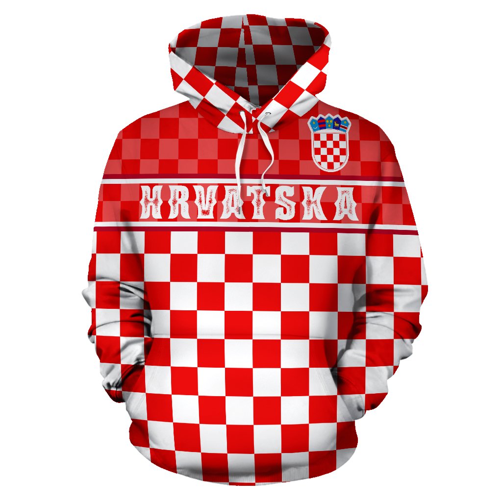 Croatia Proud To Be Croatian Hoodie - Wonder Print Shop