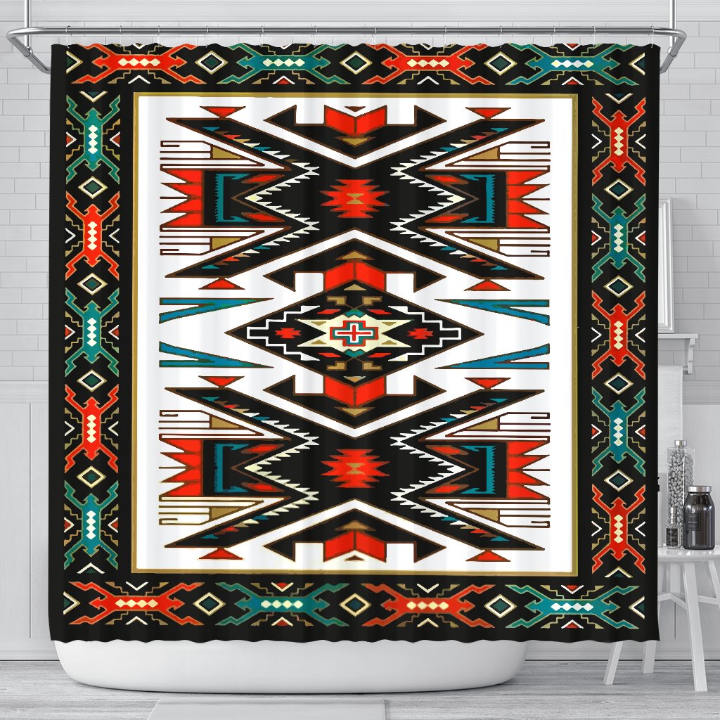 tribal-colorful-pattern-native-american-design-shower-curtain