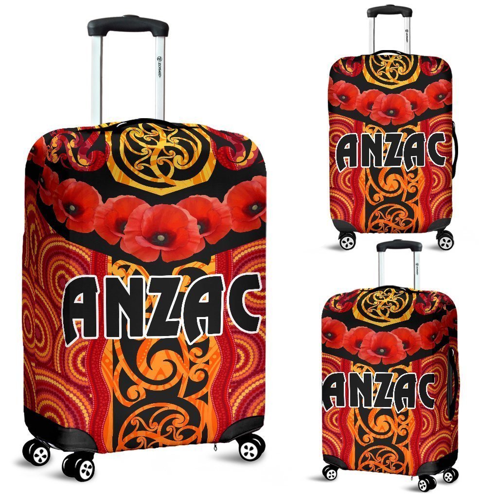 anzac-lest-we-forget-poppy-luggage-covers-new-zealand-maori-silver-fern-australia-aboriginal-no1