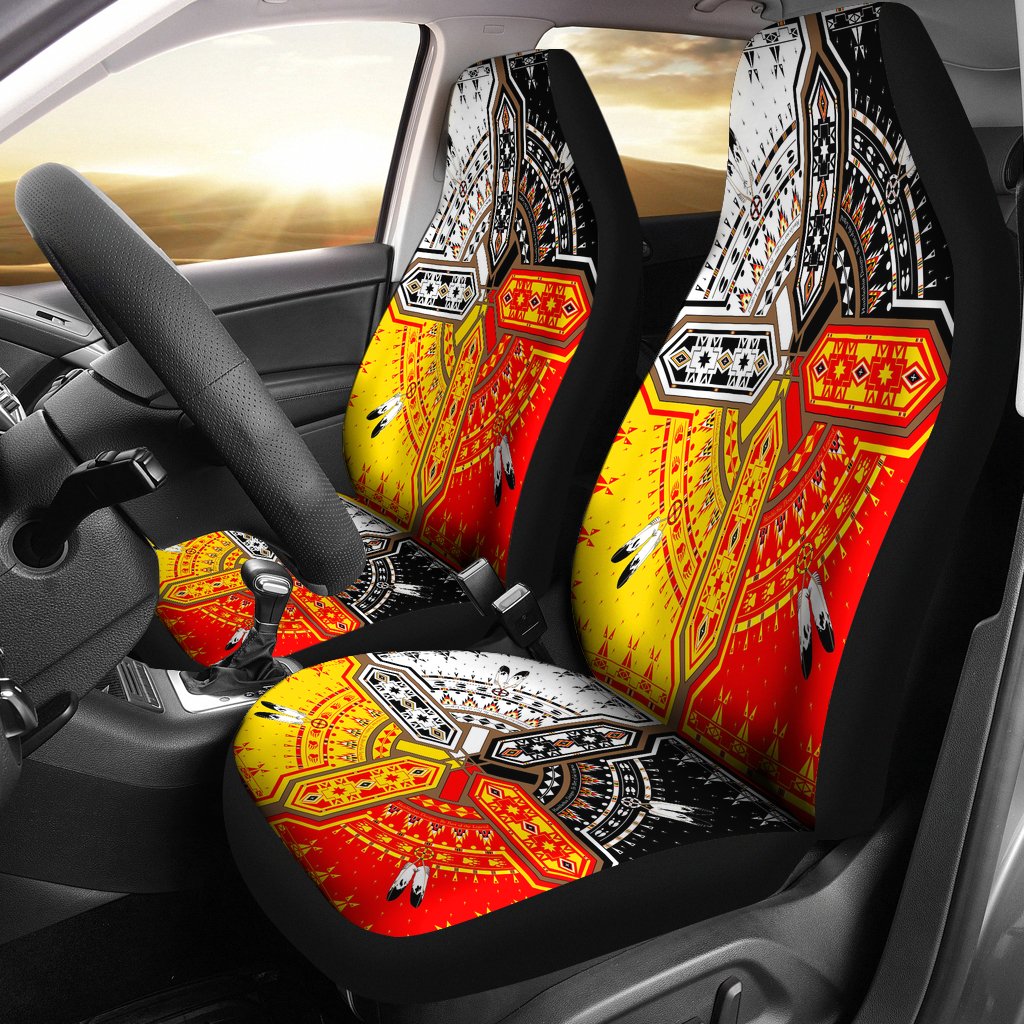 Native American Medicine Wheels Car Seat Covers LT10 - Wonder Print Shop
