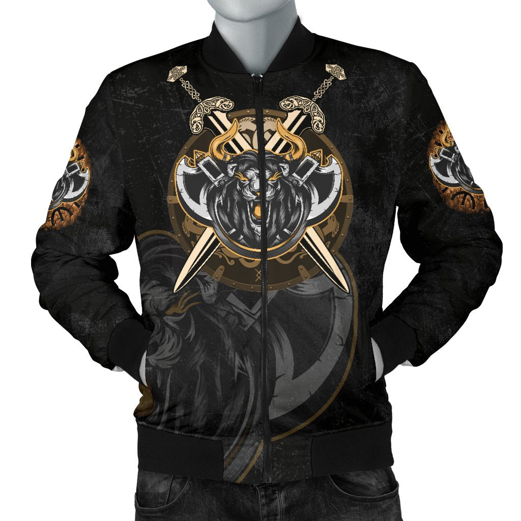 Viking Men's Bomber Jacket Lion RLT12 - Wonder Print Shop