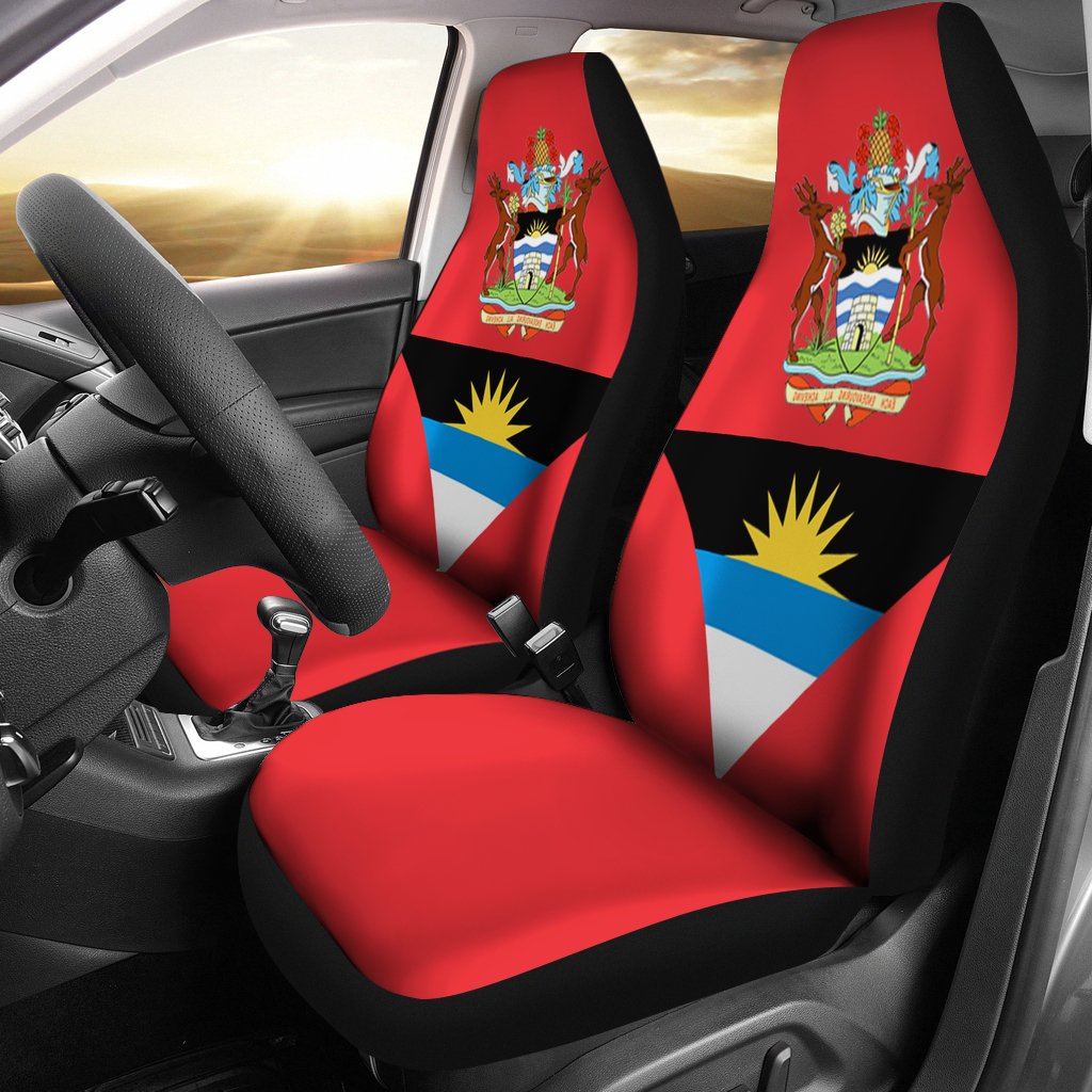 Antigua And Barbuda Tourism Flag Car Seat Covers - Wonder Print Shop